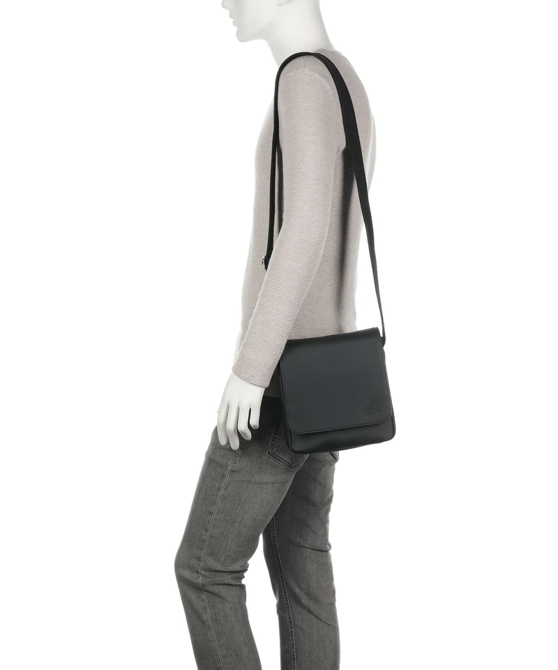 Lacoste Mens Classic Umhängetasche noir