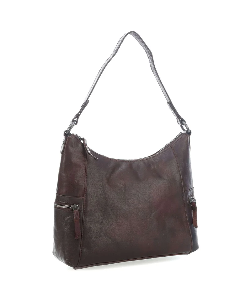 Spikes & Sparrow Bronco Toronto Beuteltasche dark brown