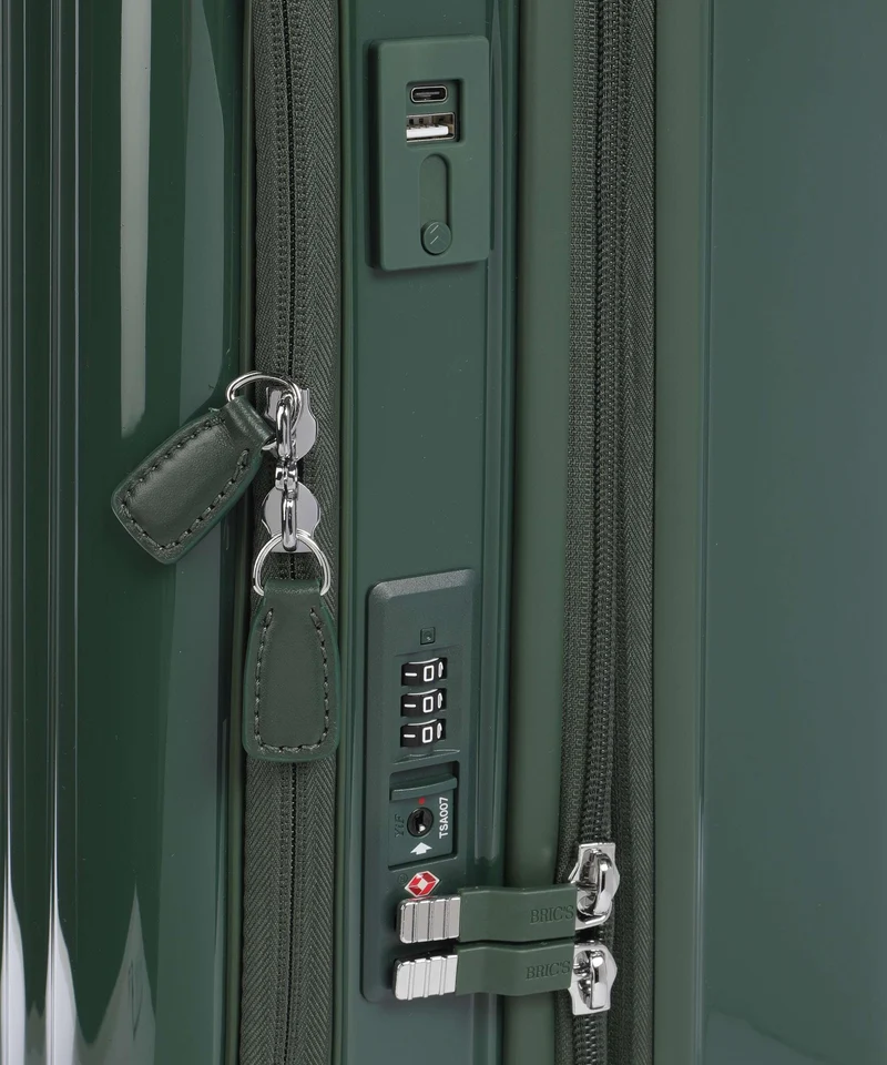 Brics Positano 4-Rollen Trolley emerald green