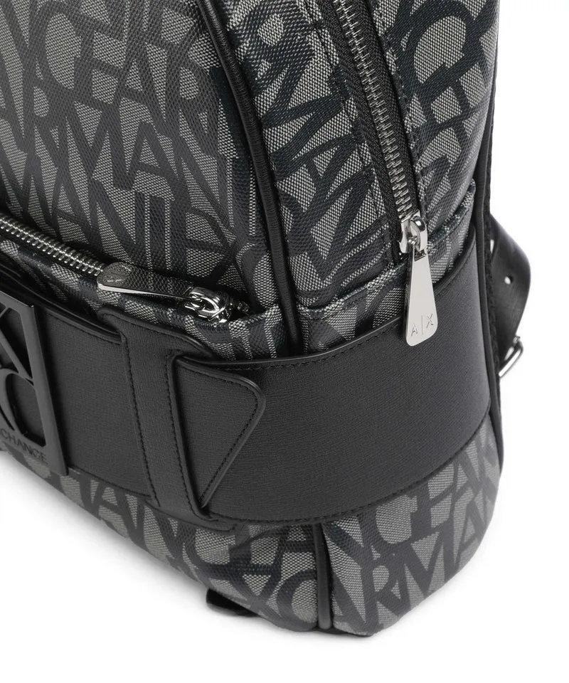 Armani Exchange Susy Rucksack beige/navy stripes