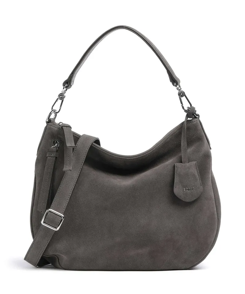 Abro Suede Juna Small Beuteltasche grey