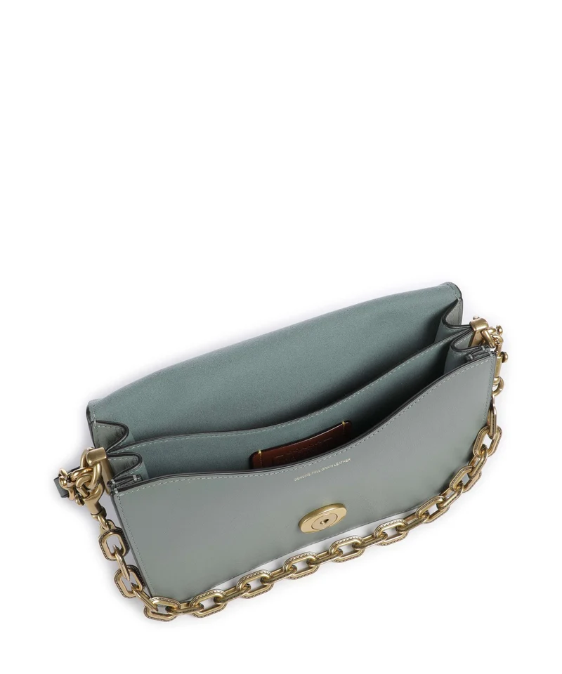 Coach Tabby Soft Chain Schultertasche sage