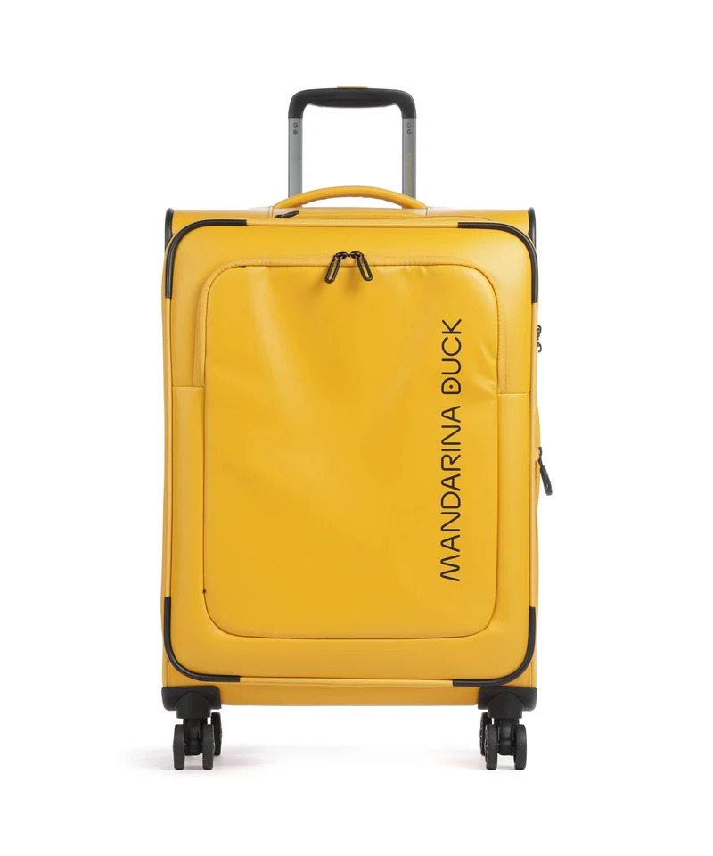 Mandarina Duck Coated 4-Rollen Trolley duck yellow
