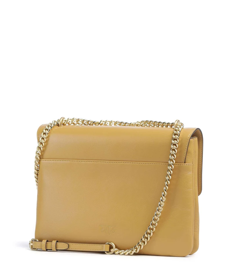 Pinko Love One Soft Big Schultertasche torroncino/matt gold