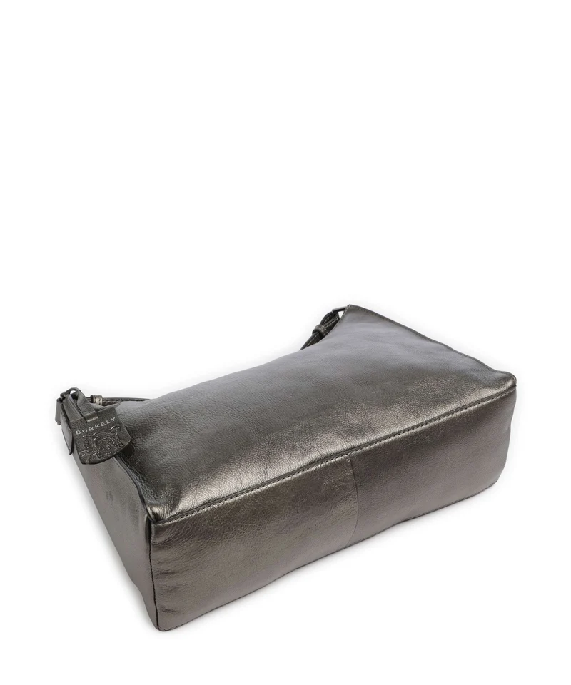 Burkely Creased Crystal Schultertasche gunmetal