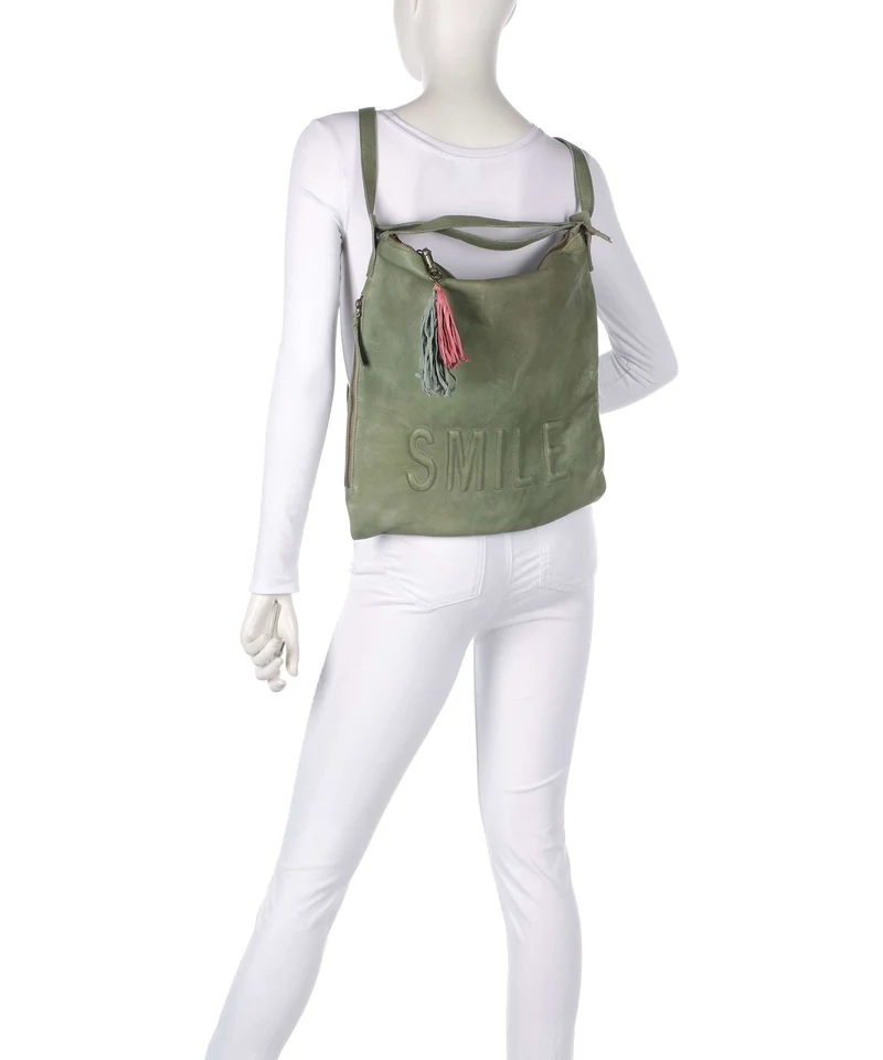 Taschendieb Wien Paoliweg 3 Rucksack-Tasche green leaf