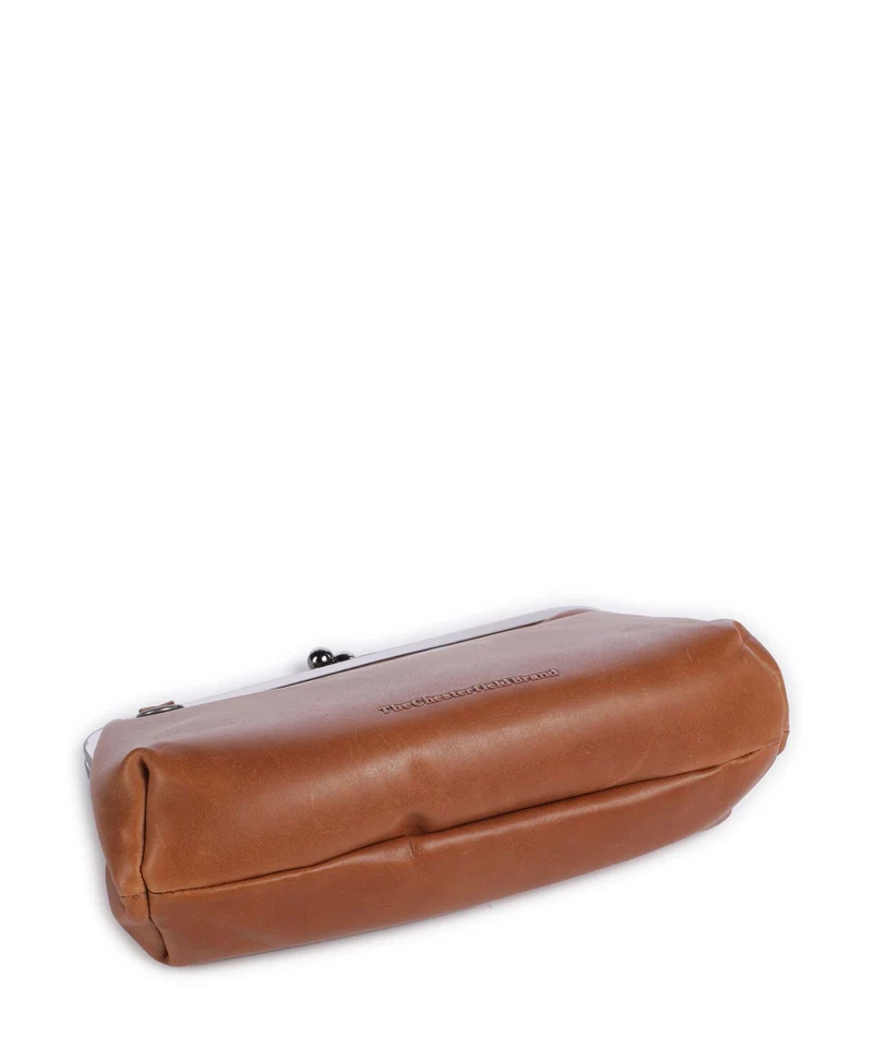 The Chesterfield Brand Wax Pull Up Cow Andrade Schultertasche cognac