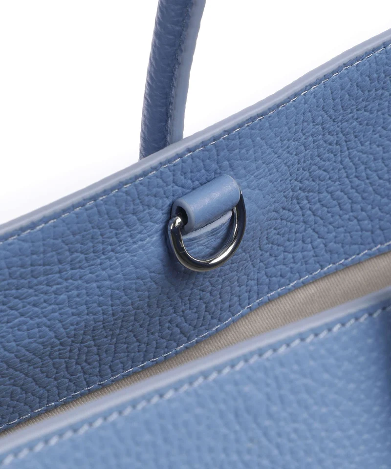 Coccinelle Myrtha Maxi Logo Shopper azul