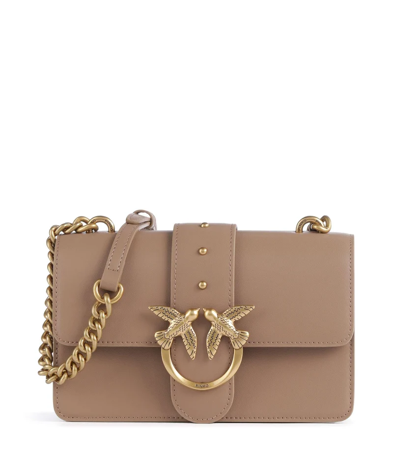 Pinko Love One Mini Umhängetasche biscotto zenzero