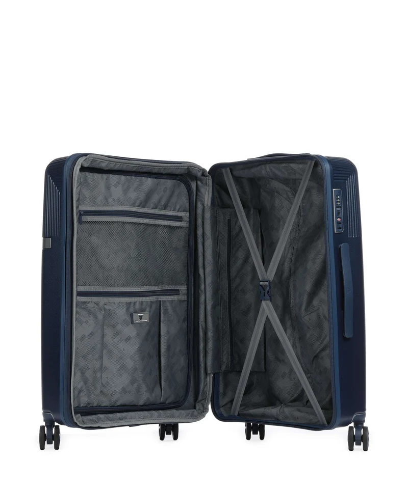 Roncato Airglam 4-Rollen Trolley blu notte