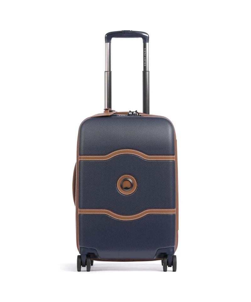 Delsey Paris Chatelet Air 2.0 4-Rollen Trolley marineblau