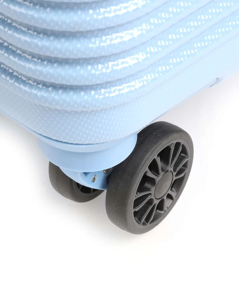 Delsey Paris Freestyle 4-Rollen Trolley himmelblau