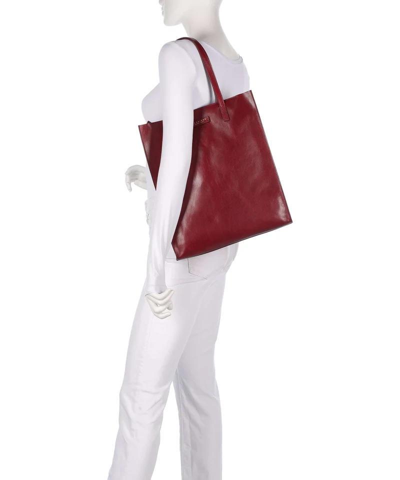 The Bridge Mirra Shopper rosso ribes