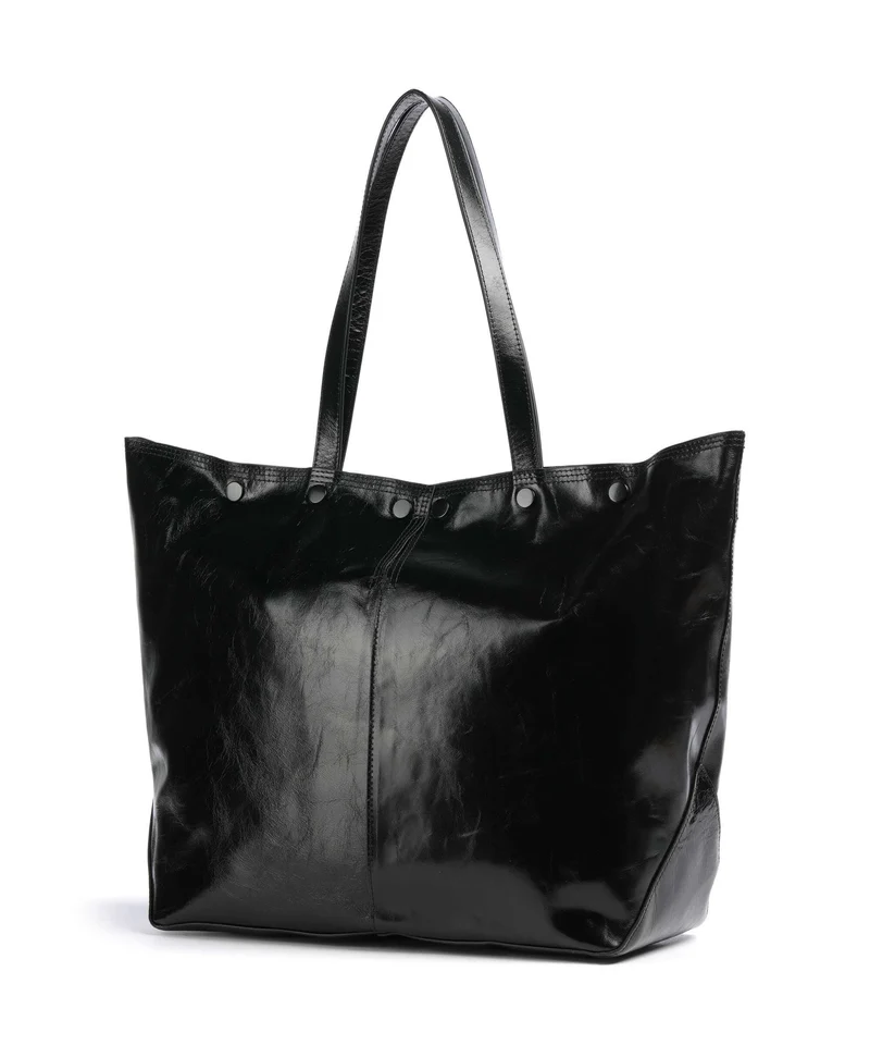 Liebeskind Rive Paper Touch Crinkle L Shopper black