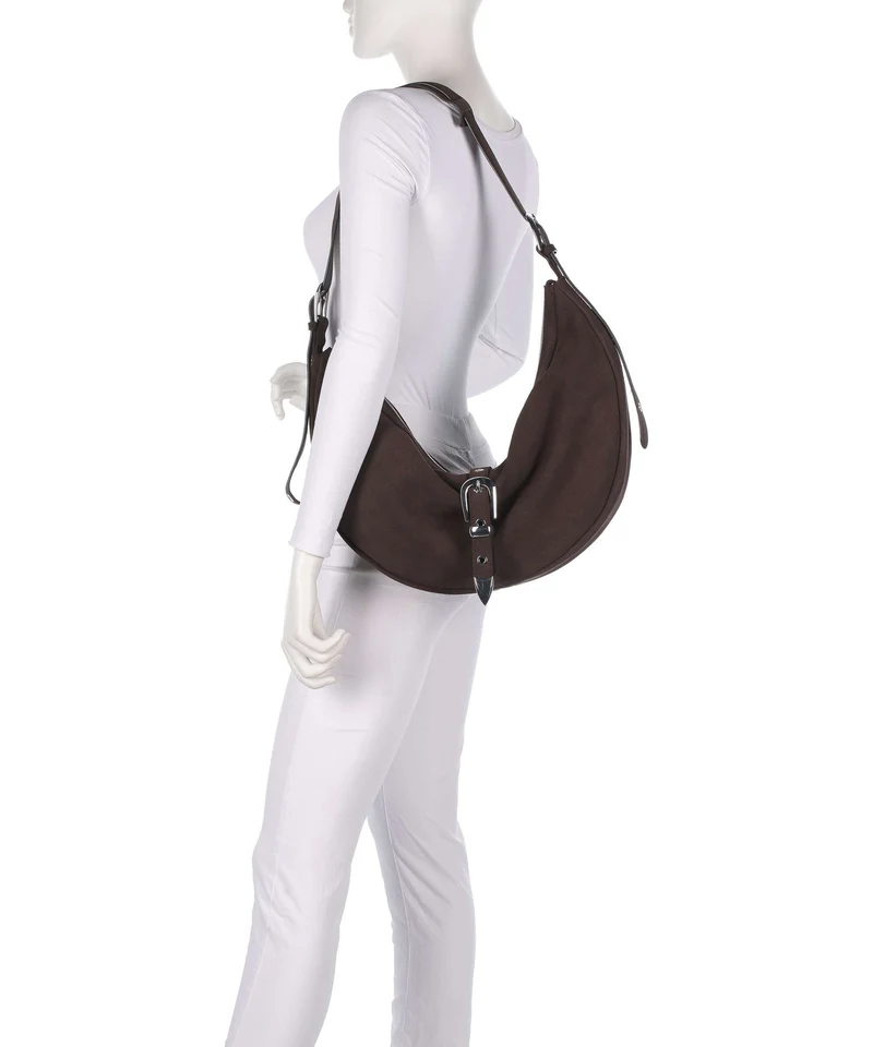 Les Visionnaires Enya Rebel Cozy Beuteltasche dark brown