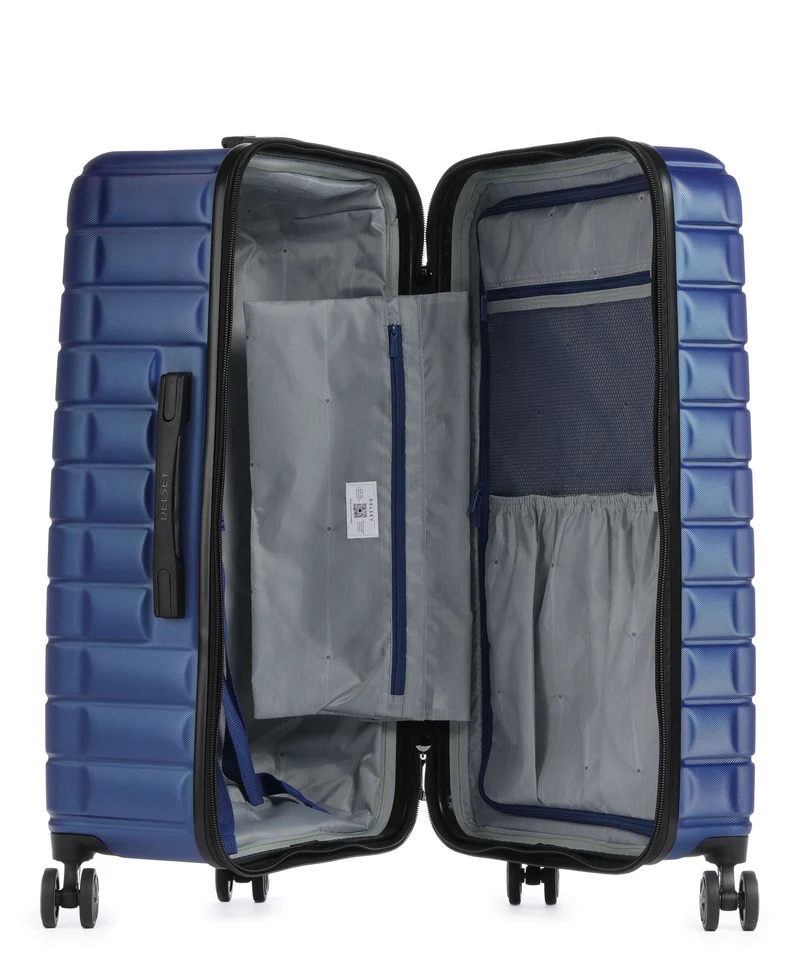 Delsey Paris Shadow 5.0 4-Rollen Trolley blau