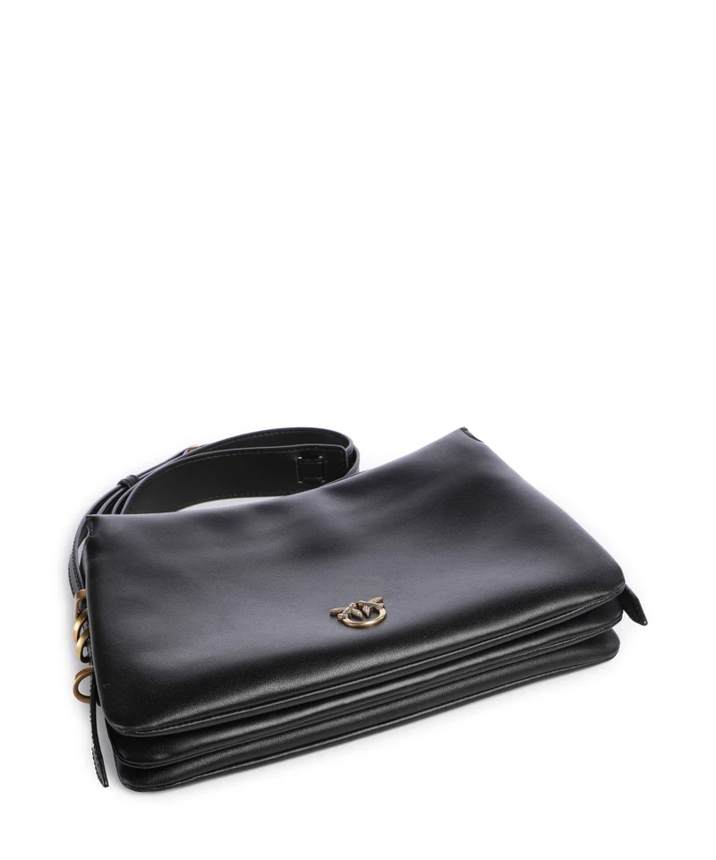 Pinko Triplet Mini Umhängetasche nero/antique gold