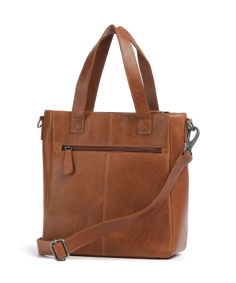 The Chesterfield Brand Wax Pull Up Cow Lingfield Handtasche cognac