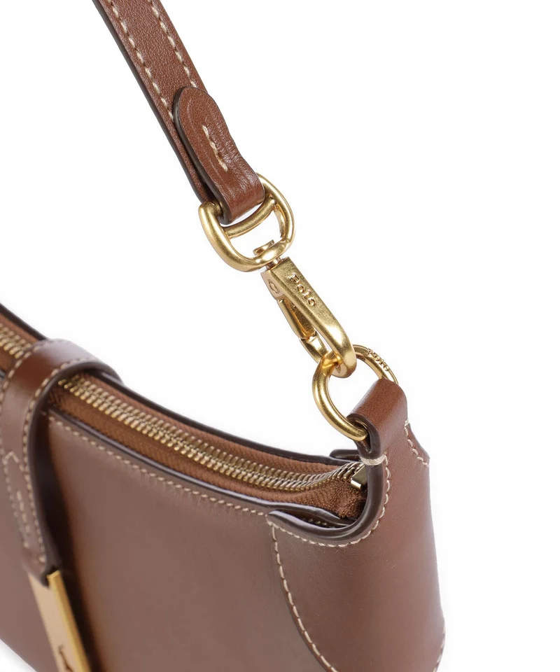 Polo Ralph Lauren ID Collection Small Schultertasche cuoio
