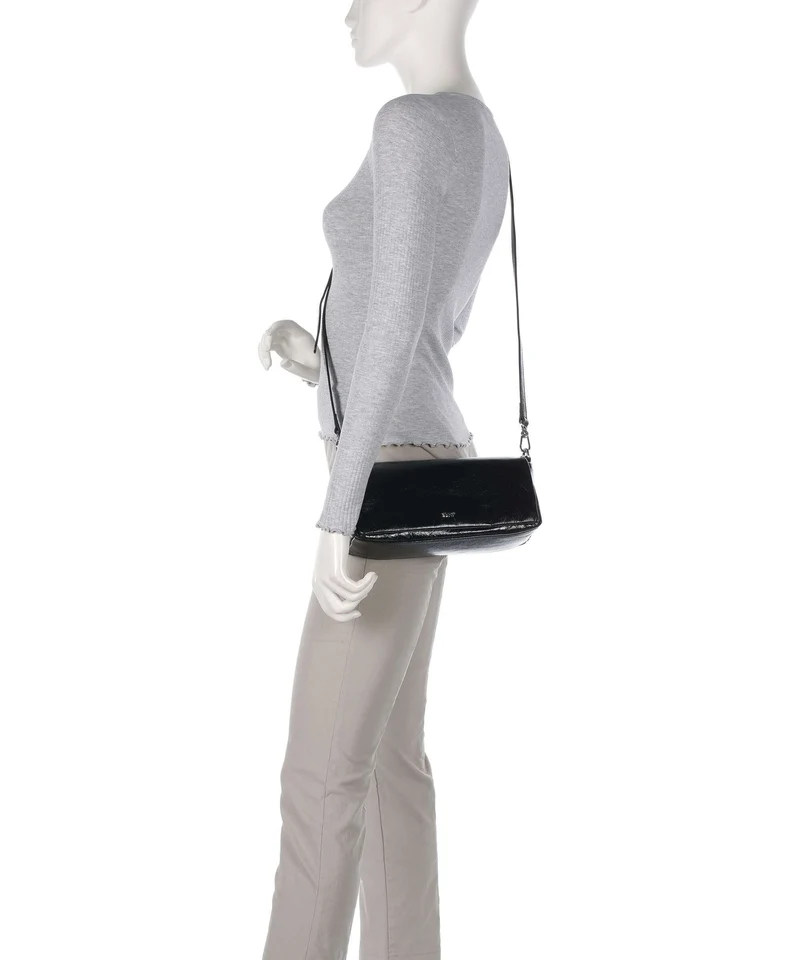 Abro Alias Soft Mila Schultertasche black/nickel
