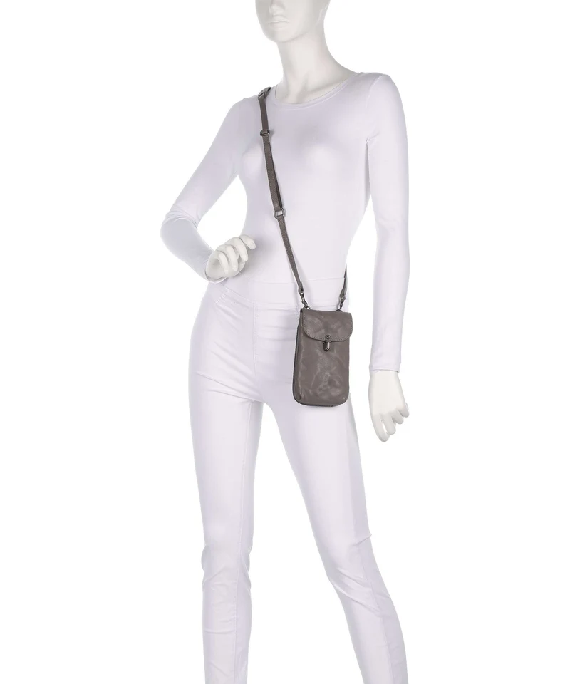 Aunts & Uncles Grandma's Luxury Club Mrs. Lemon Twist Handytasche oyster grey