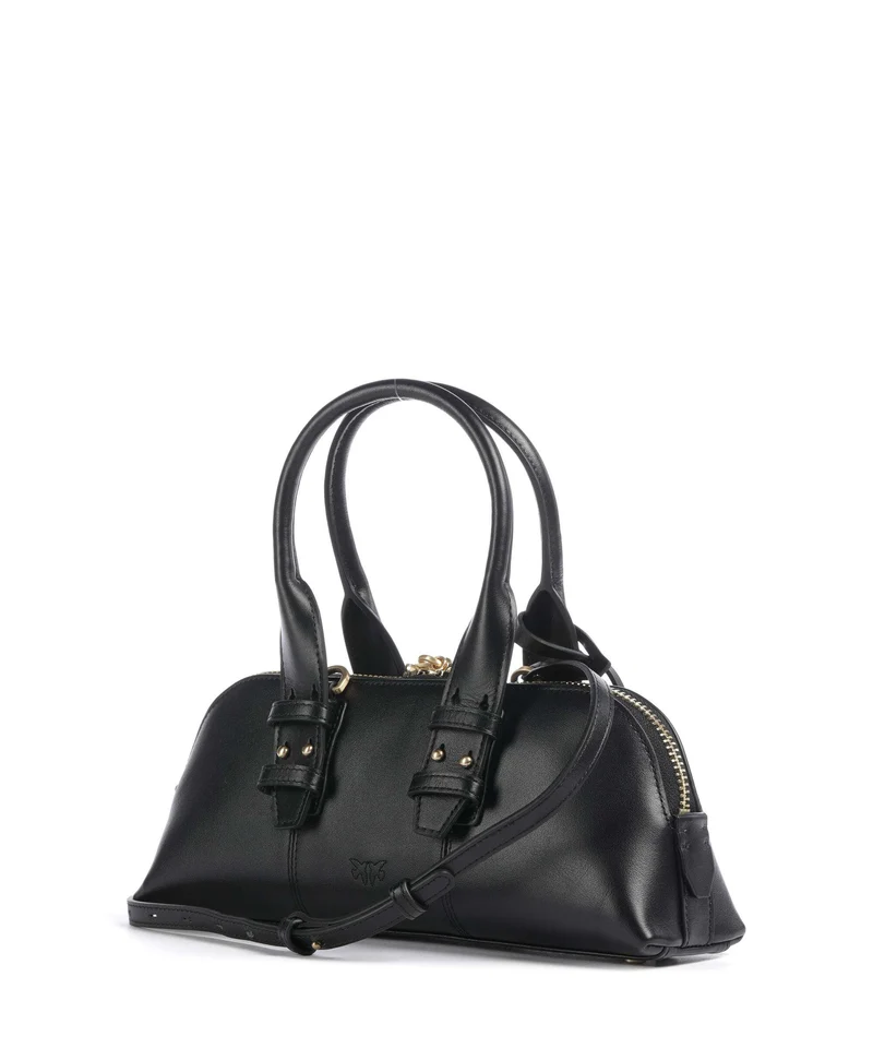 Pinko Bowling Horizontal Handtasche nero limousine/matt gold