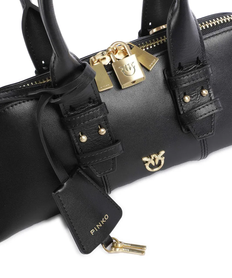 Pinko Bowling Horizontal Handtasche nero limousine/matt gold