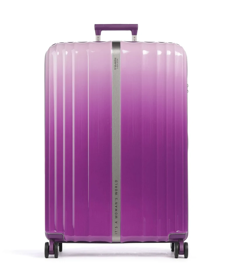 Travelite Lascana Edition 4-Rollen Trolley purple degrade