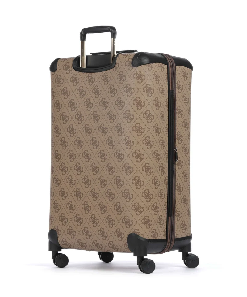 Guess Berta Maxi 4G 4-Rollen Trolley latte logo/brown
