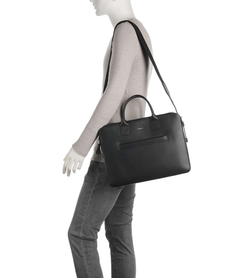 Sandqvist Leather Classics Seth Aktentasche black