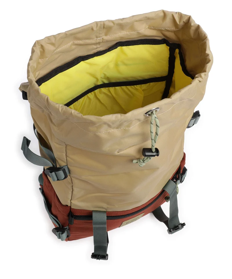 Topo Designs Rover Classic Rucksack sahara/fire brick