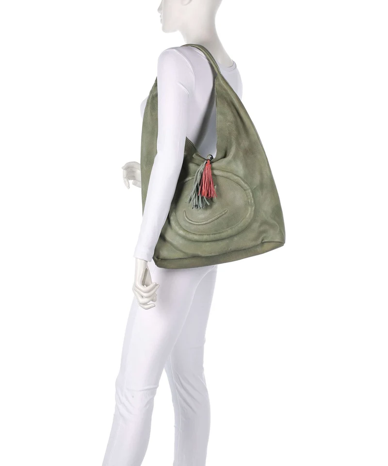 Taschendieb Wien Lachnerstrasse 5 Shopper green leaf