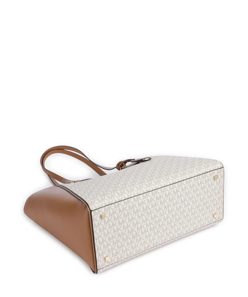 Michael Kors Taryn Shopper vanilla/acorn