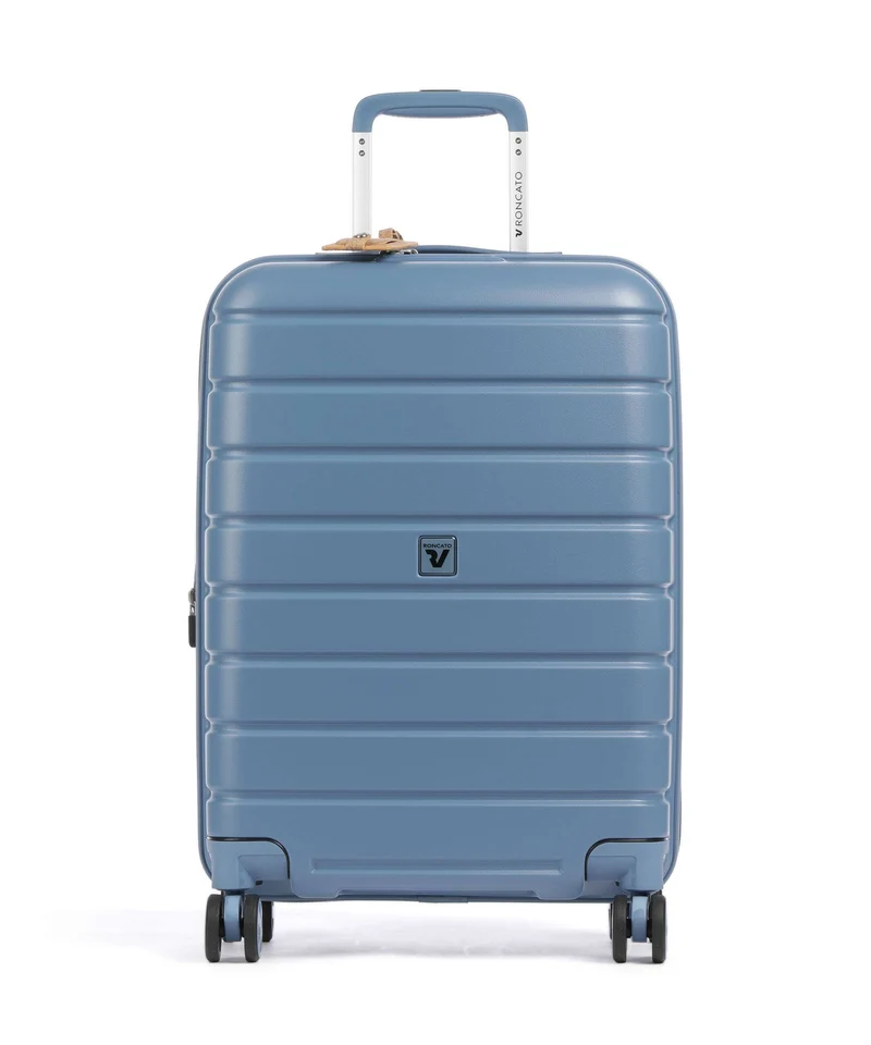 Roncato ReLife 4-Rollen Trolley blu retro