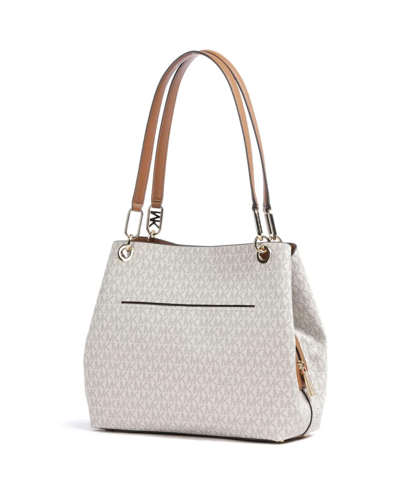 Michael Kors Kensington Beuteltasche vanilla/acorn