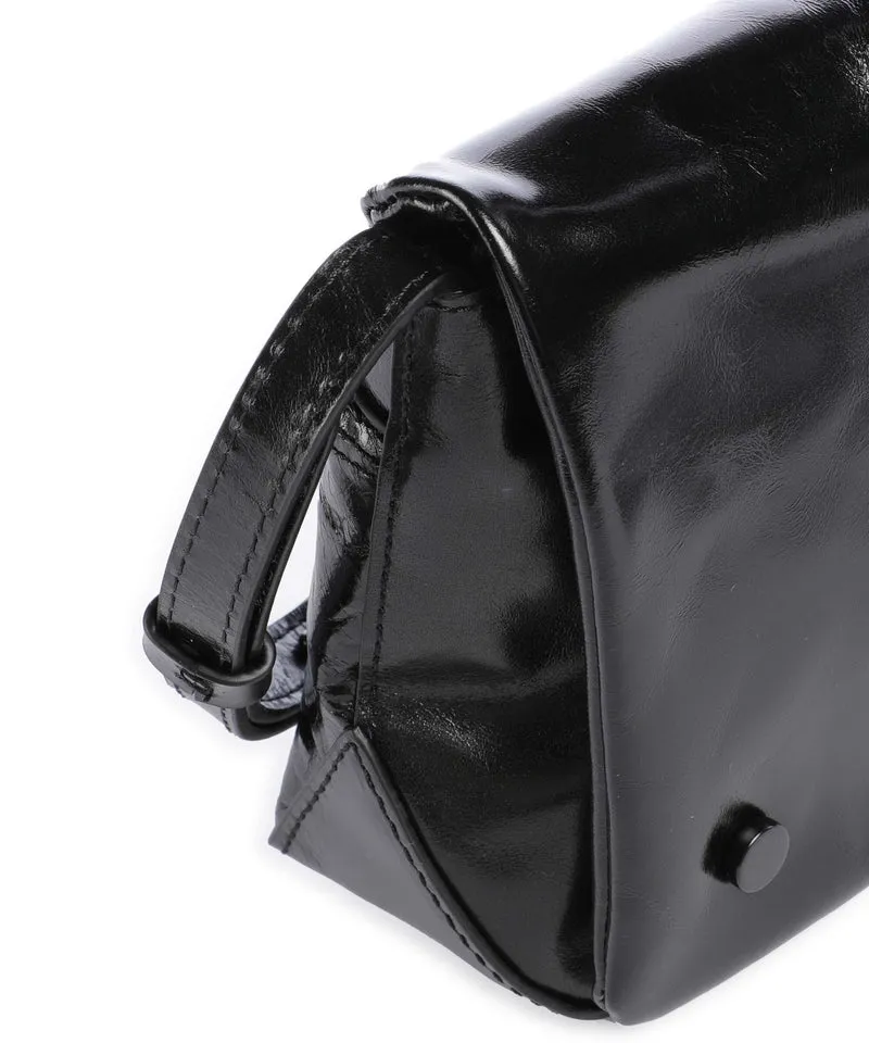 Liebeskind Rive Paper Touch Crinkle S Umhängetasche black