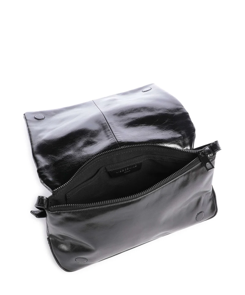 Liebeskind Rive Paper Touch Crinkle S Umhängetasche black