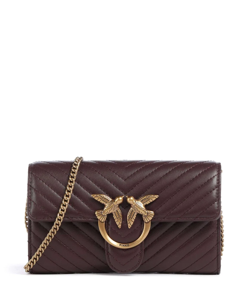 Pinko Love One Geldbörse uva di catawba/antique gold