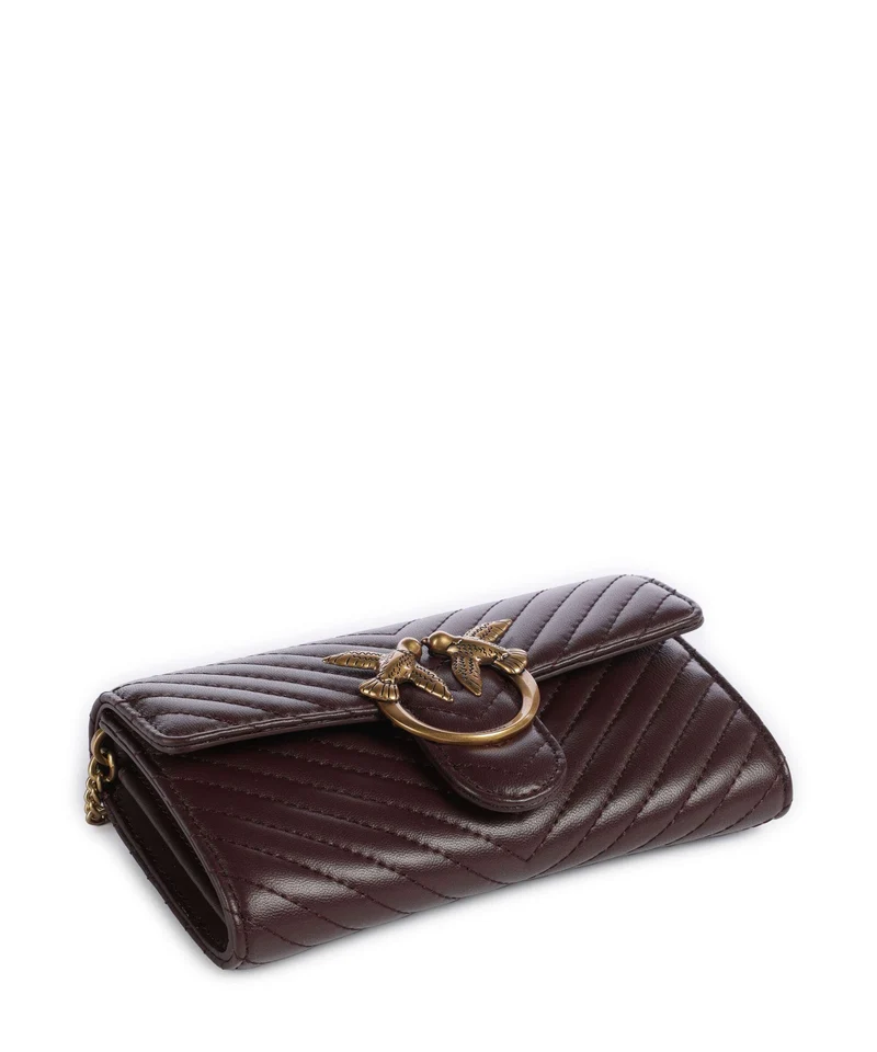 Pinko Love One Geldbörse uva di catawba/antique gold