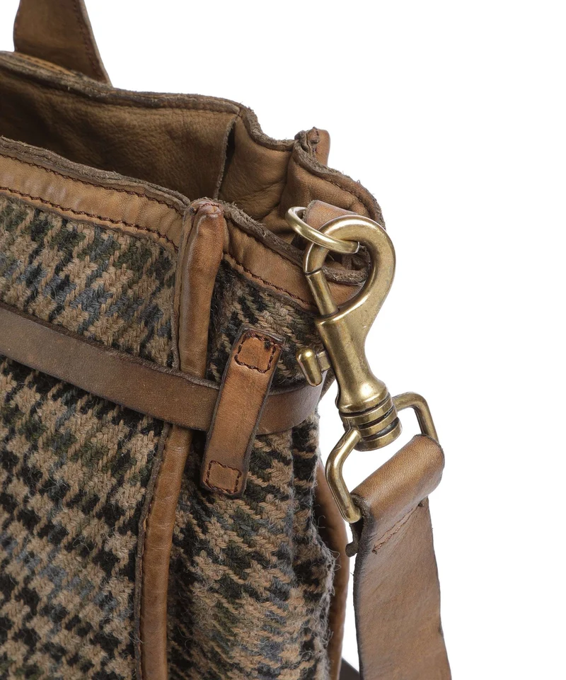 Campomaggi Handtasche beige/nero