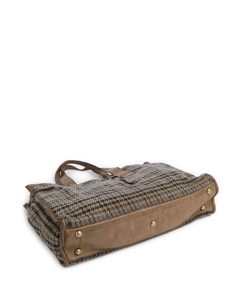 Campomaggi Handtasche beige/nero