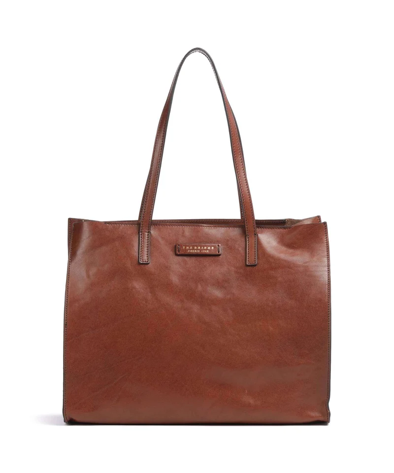 The Bridge Mirra Shopper marrone