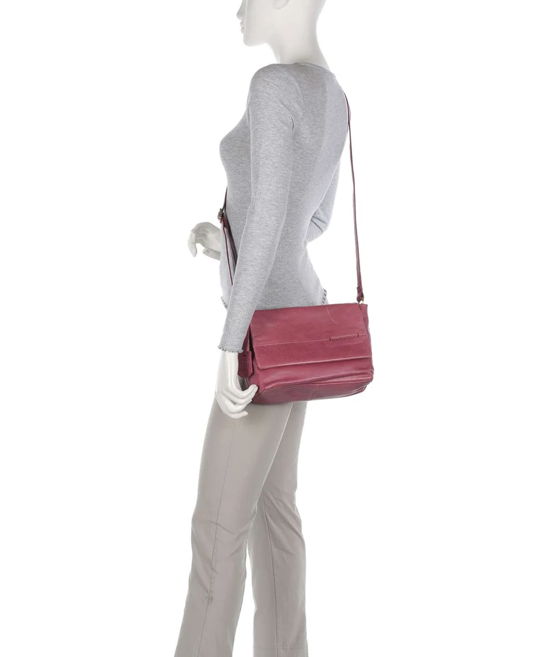 Burkely Natural Norah Umhängetasche poppy pink