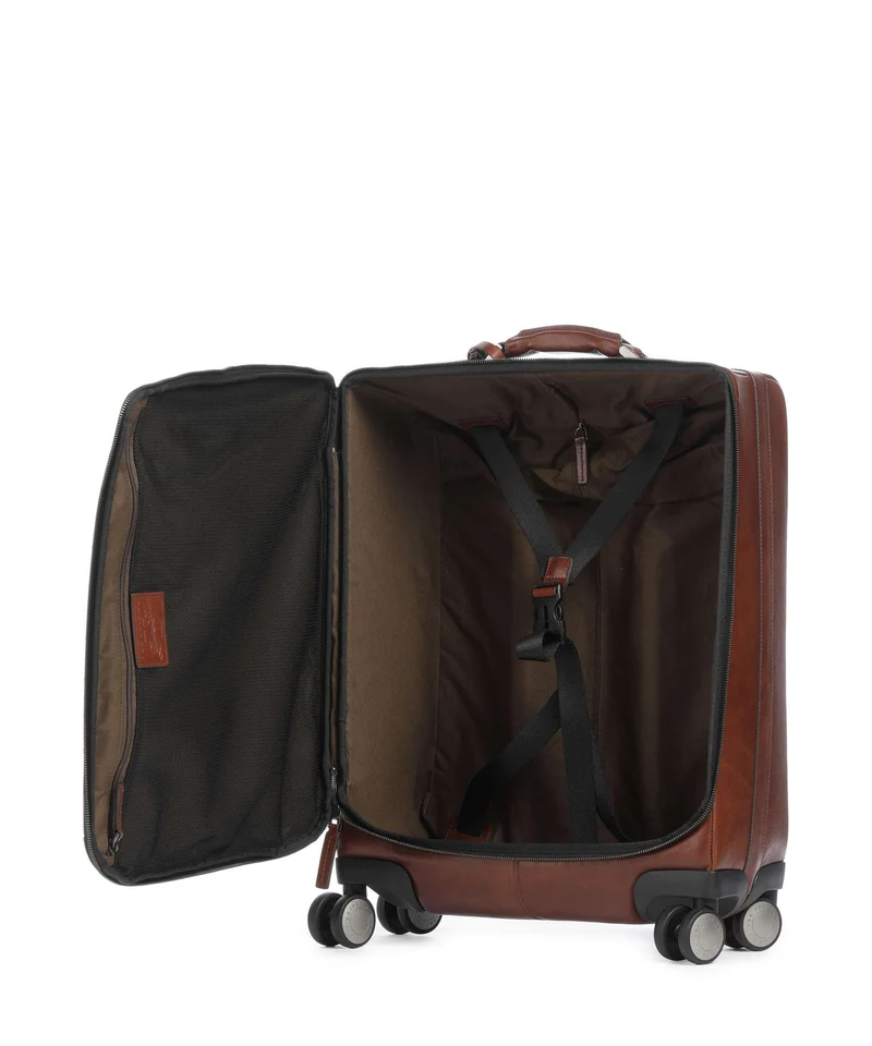 The Bridge Giacomo Travel 4-Rollen Trolley brown