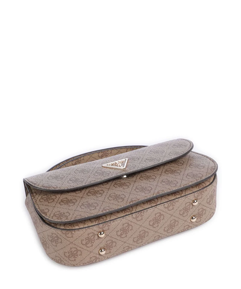 Guess Erica Schultertasche latte logo