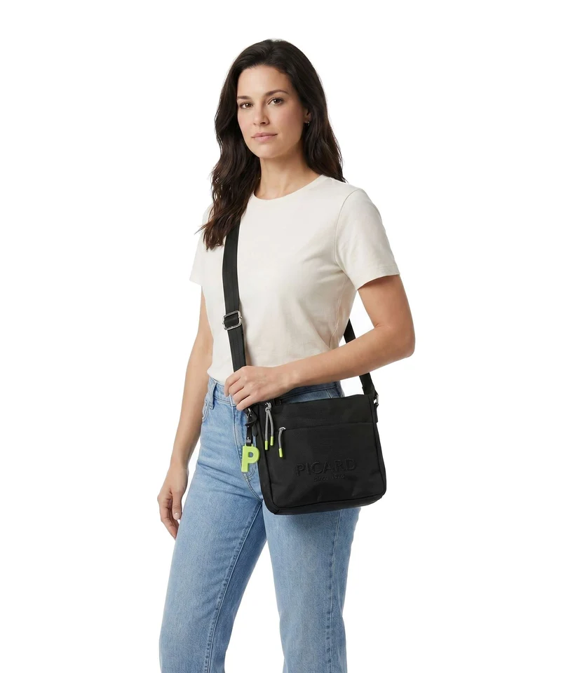 Picard Lucky One Umhängetasche schwarz
