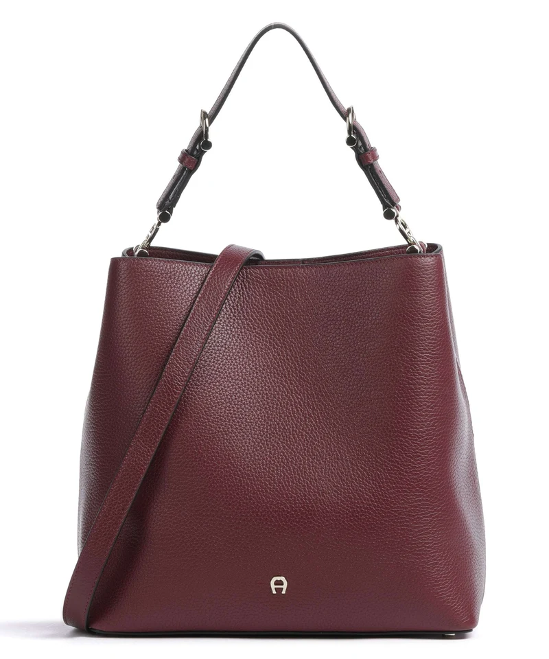Aigner Delia M Beuteltasche burgundy