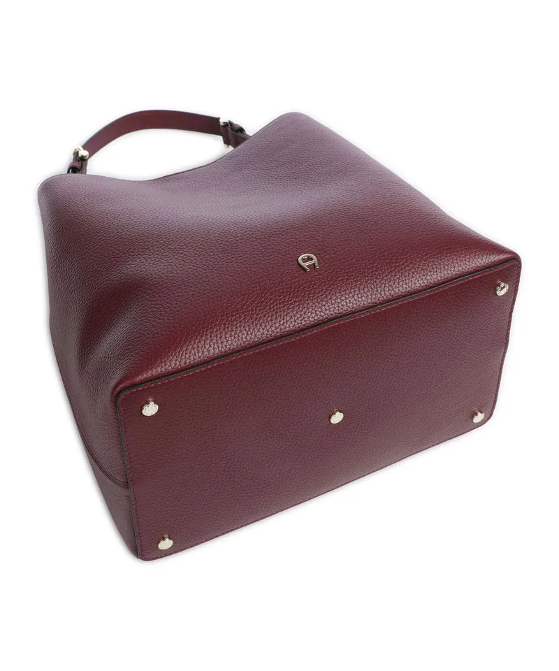Aigner Delia M Beuteltasche burgundy