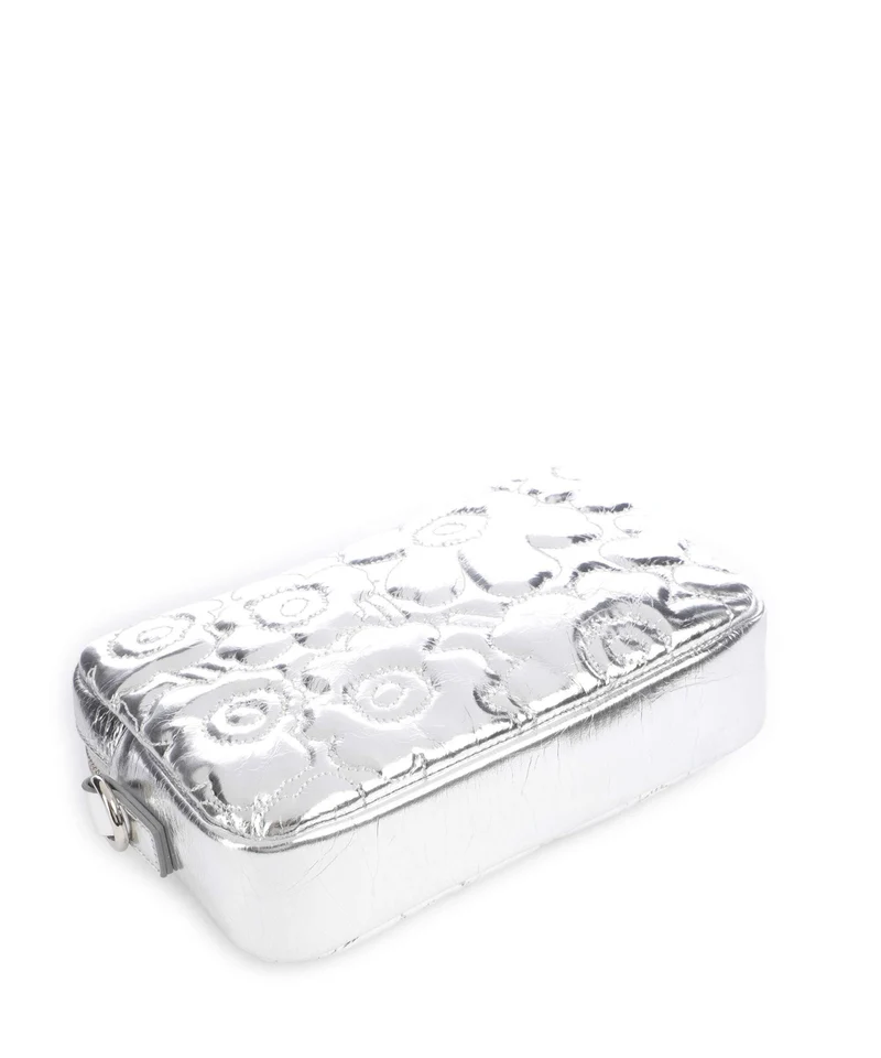 Marimekko Gratha Soft Unikko Umhängetasche silver