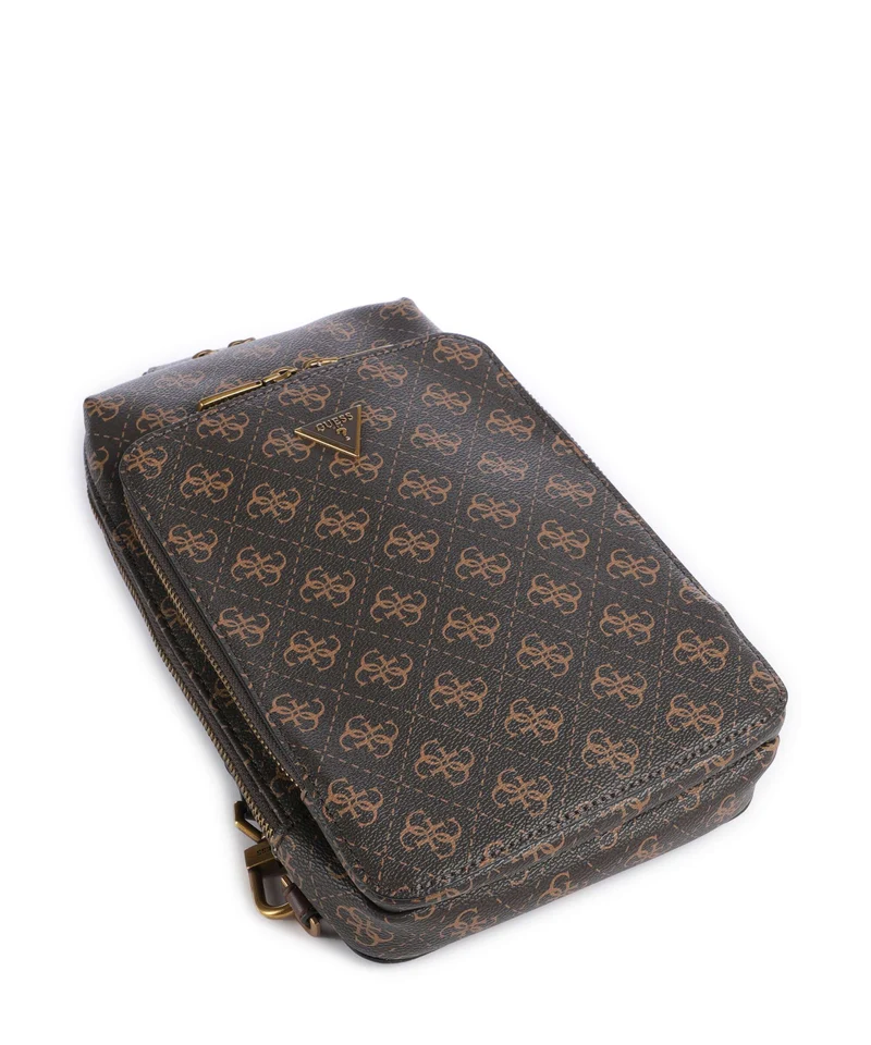 Guess Milano Slingbag brown/ochre/burgundy